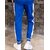 Striped Men Blue Trackpant by VRMA