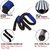 Liboni Stainless Steel Blue Push Up Bars With Soft Colorful Grip For Men  Women