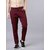 fashlook maroon casual pant for men