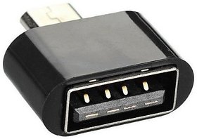 Star OTG Adapter Micro USB OTG to USB 2.0 Adapter for Smartphones  Tablets USB Cable (Black)
