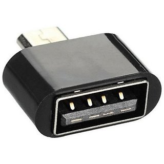 Star OTG Adapter Micro USB OTG to USB 2.0 Adapter for Smartphones  Tablets USB Cable (Black)