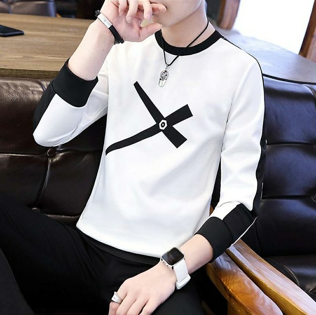 axxitude white cotton t shirt