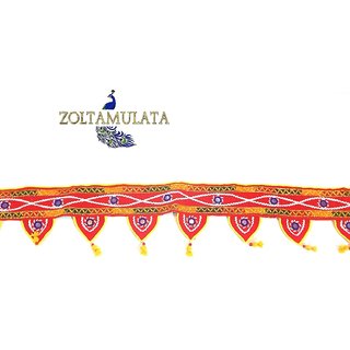                       Zoltamulata Toran jhalar Handmade Applique Work of odisha with Lenght 7 ft                                              