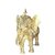 Zoltamulata Old Tribal Brass Elephant with (L X H) 9 X 7.5 inch  Weight 1kg481gm