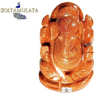                       Zoltamulata Very Beautiful sangsitara Lord Ganesha Ganapati Idol with Height 6.6cm  Weight 144gm                                              