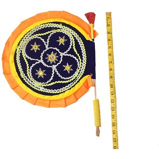                       Zoltamulata Beautiful Traditional Hand Fan Alata of Gods and Royal Insignia Length 13cm                                              