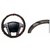 Auto Fetch Car Raptor SC107L Leatherette Car Steering Cover Brown & Beige for Maruti Suzuki Grand Vitara