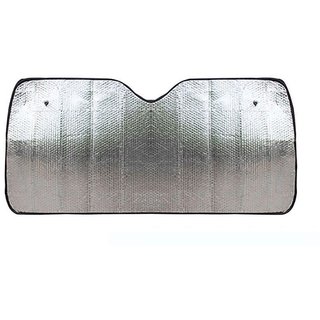 Auto Fetch Front Windshield Folding Sunshade (Silver) for Tata Hexa