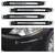 Auto Fetch Car Bumper Protector Guard Black and Chrome (Set of 4) for Maruti Suzuki Brezza