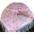 Polyester Double Bed Foldable Mosquito Net  (Light Pink) By  SOUMYA ENTERPRISE