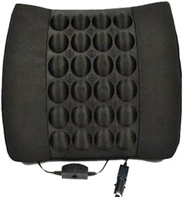 Auto Fetch Car Seat Vibrating Massage Cushion Black for Mahindra XUV 500
