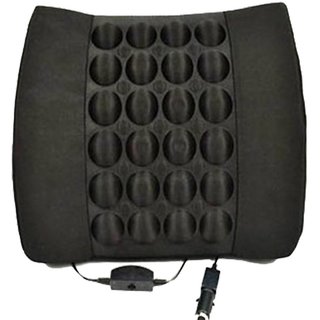 Auto Fetch Car Seat Vibrating Massage Cushion Black for Maruti Suzuki Brezza