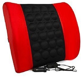Auto Fetch Car Seat Vibrating Massage Cushion Black And Red for Skoda Superb