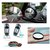 Auto Fetch Car Wide Round Car Blind Spot Side Rear View Mirror (Set of 2) for Hyundai Santro Xing