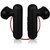 Nugenic VK-2650 Bluetooth In the Ear Headphone with Stereo Sound for All Smartphones Black-Red