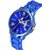 Espoir Analogue Plastic Strap Blue Dial Day and Date Boy's and Men's Watch - Romania0507