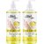 Mirah Belle - Lemon Hand Rub Sanitizer with Vitamin E - 500 ML (Pack of 2) - (72.9 Alcohol) - FDA Approved