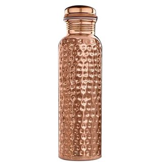 S.B.M Hammered Copper water Bottle 1000ml, Leak Proof Joint Free for Health Benefits ( Pack of 1 pcs)