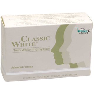                       Classic White Skin Whitening Soap (Pack of 8, 85g Each)                                              