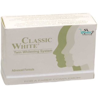                       Classic White Skin Whitening Soap (Pack of 6, 85g Each)                                              