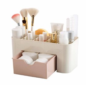 JonPrix Cosmetic Storage Box Multi Functional Desktop Tidy Organizer Holder With Drawer