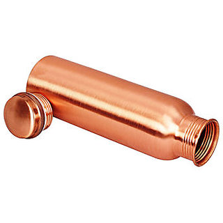 S.B.M Copper water Bottle 1000ml, Leak Proof Joint Free for Health Benefits ( Pack of 1 pcs)