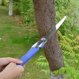                       Kapebonavista Hand Folding Saw Pruning Gardening Camping Foldable Saws Sharp Tooth DIY woodworking Trimmers Hand Tool                                              