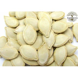                       Kapebonavista Pumpkin Seed Pepita Beej Cucurbita Pepo Vegetable Seeds 50Pcs for Farming                                              