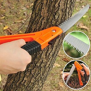                       Gardening Pruning Foldable Hand Saw Household Woodworking Tree Branch Cutting Tool                                              