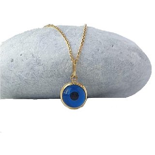                       CEYLONMINE evil eye tortoise gold plated pendant for protection                                              