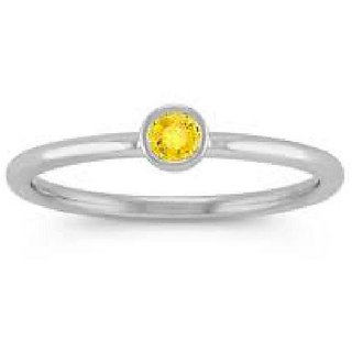                       CEYLONMINE yellow sapphire ring Natural pukhraj                                              