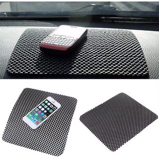                       Auto Fetch Car Dashboard Anti slip Mat (Black) Mahindra Xylo 7 Seater                                              
