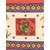 UniqChoice 100% Cotton traditional Red Printed King Size Double bedsheet With 2 Pillow Cover