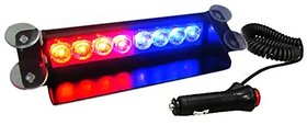 Auto Fetch Style Car LED Flashing Lights (Red and Blue) for Hyundai Grand i10