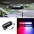 Auto Fetch Style Car LED Flashing Lights (Red and Blue) for Toyota Etios Liva