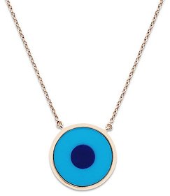 CEYLONMINE evil eye stone pendant natural stone for evil protection