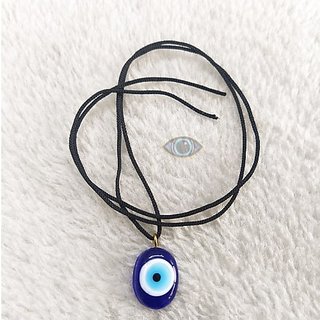                       CEYLONMINE Silver White Zircon Evil Eye Blue Pendant/Locket for Women                                              
