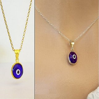                       CEYLONMINE evil eye oval mini pendant                                              