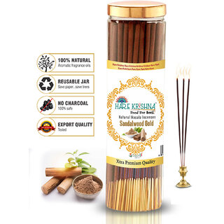 Vringra Sandalwood Agarbatti - Chemical Free Agarbatti - Hand Made Agarbatti - Incense Stick - Dhoop Agarbatti 200gm