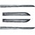 Auto Fetch Car Side Beading Black And Chrome (set of 4) for Ford Fiesta Old