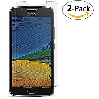 Moto G5S tempered glass screen protector 2.5D (PACK OF 2 GLASS)