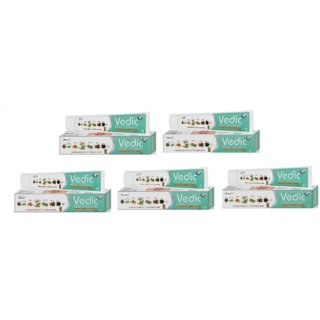 Vringra Herbal Toothpaste For Kids - Neem Toothpaste - Neem  Tulsi Extract Toothpaste (Pack Of 5)