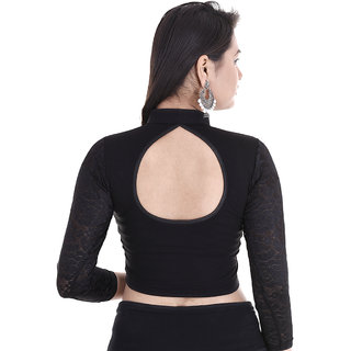 black stylish blouse