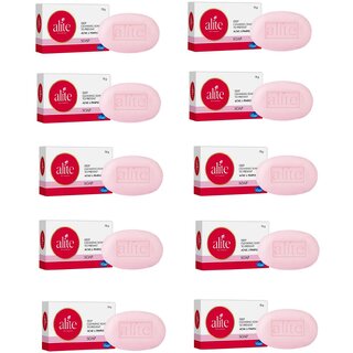 ALITE SKIN ESSENCE SOAP- FOR ACNE AND PIMPLES ( Pack of 10 PCS. ) 75 gm each ALITE SKIN ESSENCE SOAP- FOR ACNE AND PIMPLES ( Pack of 10 PCS. ) 75 gm each