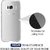 GADGETWORLD Luxury Ultra Hybrid Back Cover Case Designed for Samsung Galaxy S8 - Crystal Clear