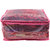WOW PINK  DOUBLE LAYERED WITH NET AND HEAVY PLASTIC SAREE COVERS - 6 PCS