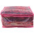 WOW PINK  DOUBLE LAYERED WITH NET AND HEAVY PLASTIC SAREE COVERS - 2 PCS