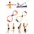 8-Shaped Elastic Pull Rope Yoga Resistance Band for Yoga Pilates PACK of 2