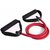 Liboni Red Toning Tube with Foam Handles, Stretchable Pull Rope Rubber Exerciser for Workout for Men  Wome