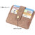 Babji Men Brown Genuine Leather RFID Card Holder 6 Card Slot 1 Note Compartment